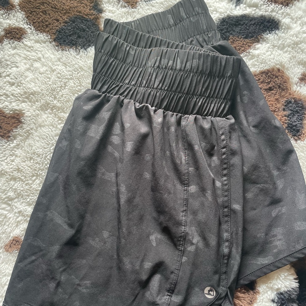 Black High-Waisted shorts